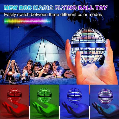 Flying Spinner Ball – Rechargeable LED Flying Toy for Kids | Hand Controlled Hover Ball